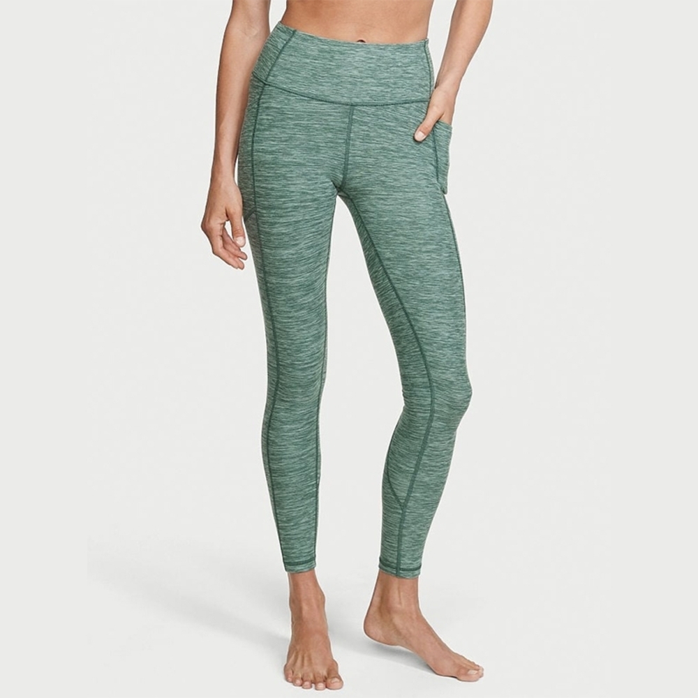 NWT- VSX LUXMarl Heather Sage 7/8 Legging Women's Size 6 - Picture 2 of 14